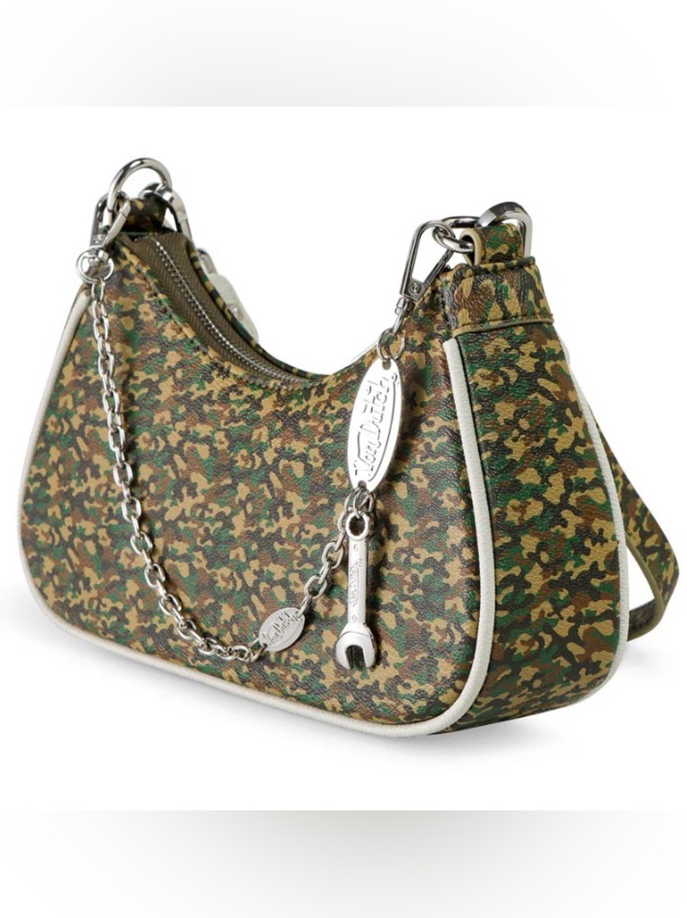 NWT Von Dutch Green Camo Shoulder Bag (MSRP $99) - Picture 5 of 8